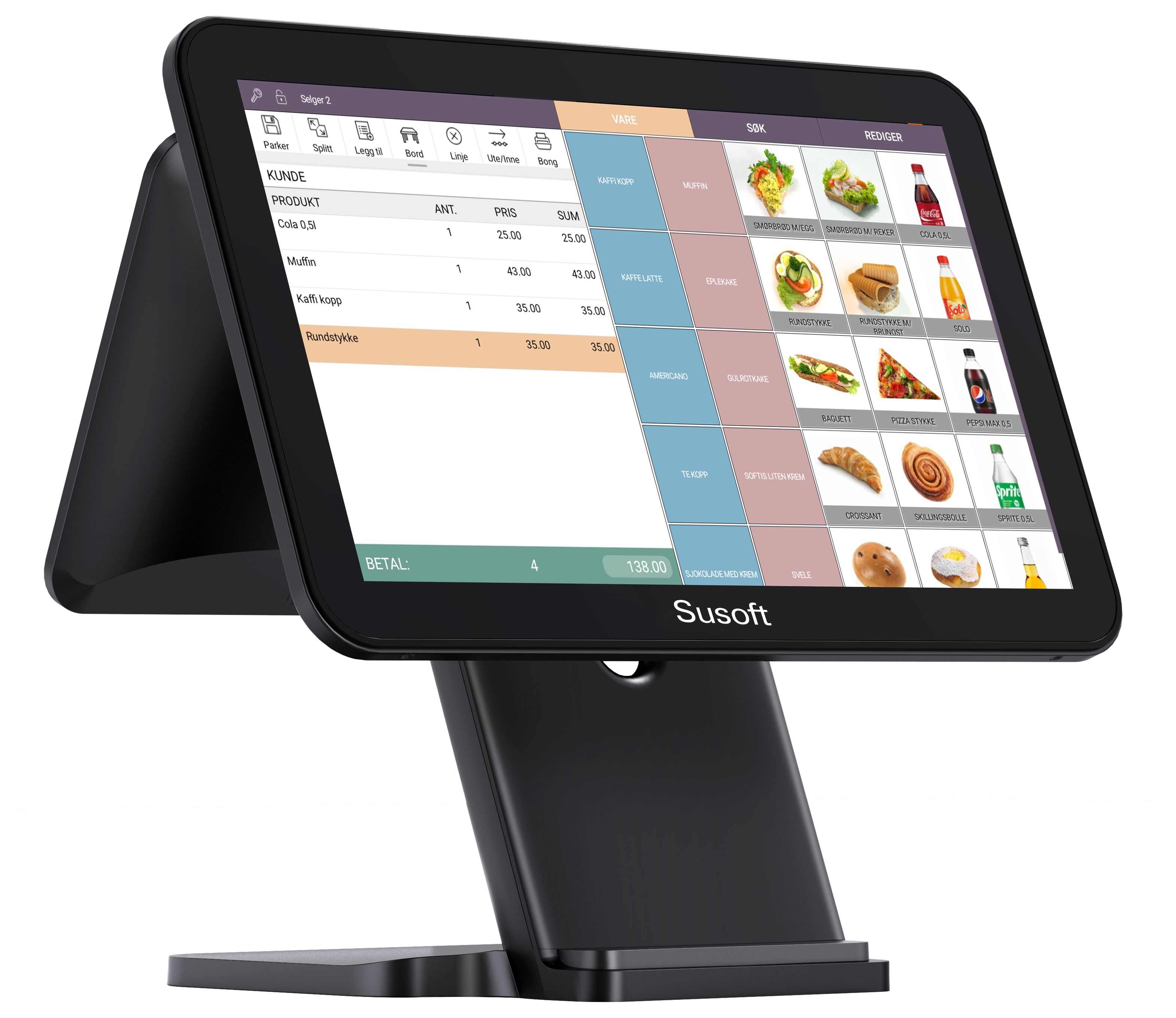 SuSoft 15-tommers touchkasse