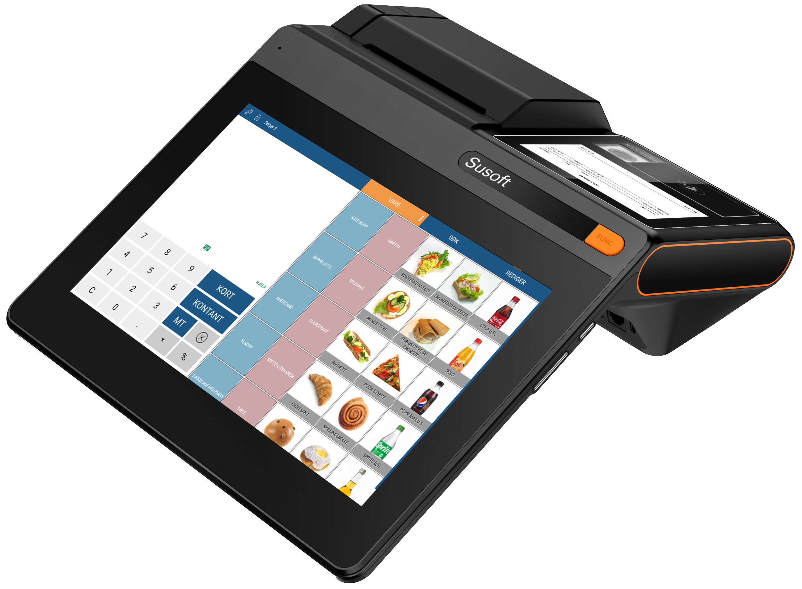 10-tommers touchkasse